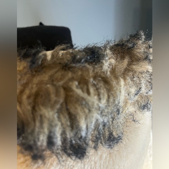 Vtg Weather Tamer Boho Faux Fur Hooded Eskimo Zip Front Snow Buny Coat - Picture 9 of 9